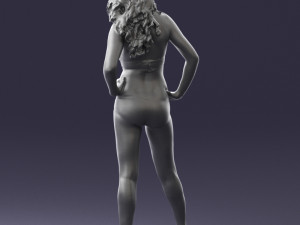 woman in swimsuit 0114 3d print ready 3Dプリントモデル