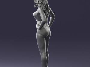 woman in swimsuit 0114 3d print ready 3Dプリントモデル