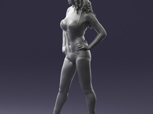 woman in swimsuit 0114 3d print ready 3Dプリントモデル