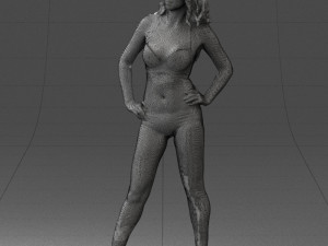 woman in swimsuit 0114 3d print ready 3Dプリントモデル