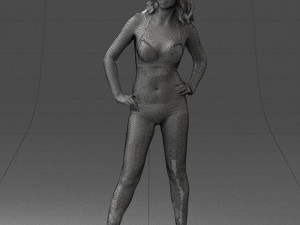woman in swimsuit 0114 3d print ready 3Dプリントモデル