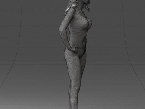 woman in swimsuit 0114 3d print ready 3Dプリントモデル