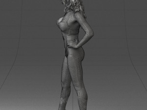 woman in swimsuit 0114 3d print ready 3Dプリントモデル