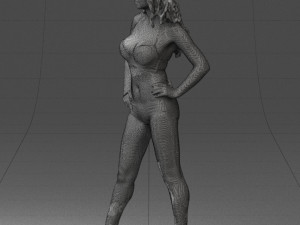 woman in swimsuit 0114 3d print ready 3Dプリントモデル