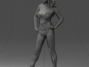 woman in swimsuit 0114 3d print ready 3Dプリントモデル