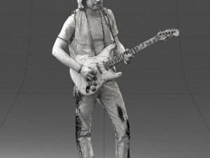 man with guitar 0120 Modèle 3D