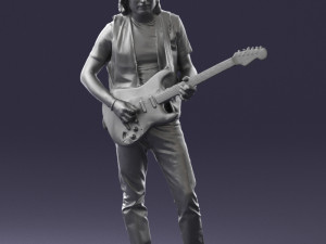 man with guitar 0120 3d print ready 3D प्रिंट मॉडल