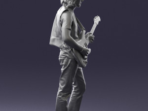 man with guitar 0120 3d print ready 3D प्रिंट मॉडल