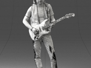 man with guitar 0120 3d print ready 3D प्रिंट मॉडल
