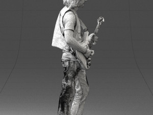 man with guitar 0120 3d print ready 3D प्रिंट मॉडल