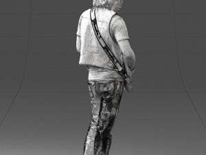 man with guitar 0120 3d print ready 3D प्रिंट मॉडल