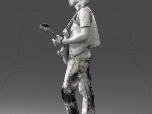 man with guitar 0120 3d print ready 3D प्रिंट मॉडल