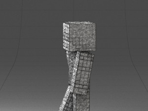 square man 0111 3D Модель