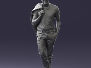 man with glasses 0122 3d print ready 3D Print Model