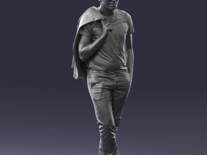 man with glasses 0122 3d print ready 3D Print Model