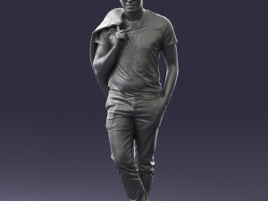 man with glasses 0122 3d print ready 3D Print Model