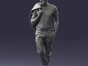 man with glasses 0122 3d print ready 3D Print Model