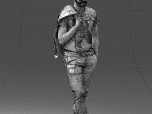 man with glasses 0122 3d print ready 3D Print Model