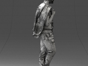 man with glasses 0122 3d print ready 3D Print Model