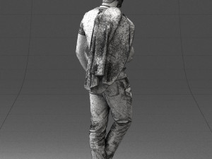man with glasses 0122 3d print ready 3D Print Model