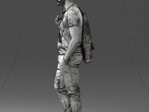 man with glasses 0122 3d print ready 3D Print Model