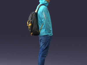guy in blue jacket 0123 3d print ready 3D Print Model