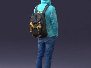 guy in blue jacket 0123 3d print ready 3D Print Model