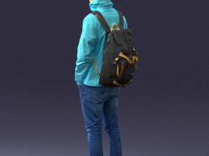 guy in blue jacket 0123 3d print ready 3D Print Model