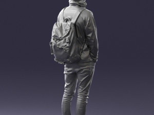 guy in blue jacket 0123 3d print ready 3D Print Model