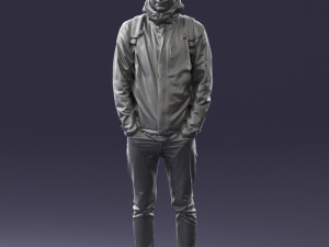 guy in blue jacket 0123 3d print ready 3D Print Model