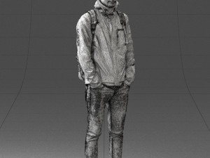guy in blue jacket 0123 3d print ready 3D Print Model