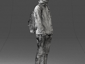 guy in blue jacket 0123 3d print ready 3D Print Model
