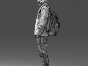 guy in blue jacket 0123 3d print ready 3D Print Model