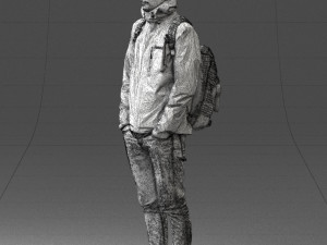 guy in blue jacket 0123 3d print ready 3D Print Model