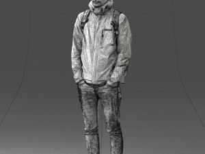 guy in blue jacket 0123 3d print ready 3D Print Model