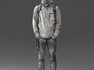 guy in blue jacket 0123 3d print ready 3D Print Model