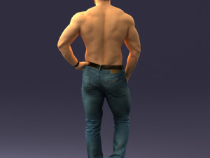 naked torso man 0124 3d print ready 3D 打印模型