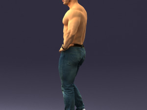 naked torso man 0124 3d print ready 3D 打印模型