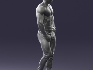 naked torso man 0124 3d print ready 3D 打印模型