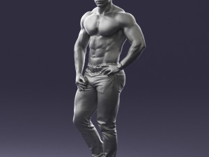 naked torso man 0124 3d print ready 3D 打印模型