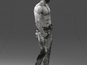 naked torso man 0124 3d print ready 3D 打印模型