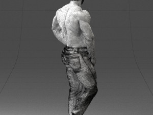 naked torso man 0124 3d print ready 3D 打印模型
