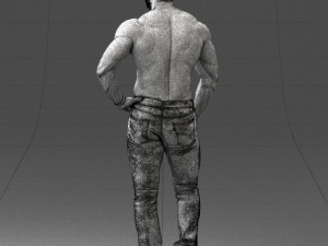 naked torso man 0124 3d print ready 3D 打印模型