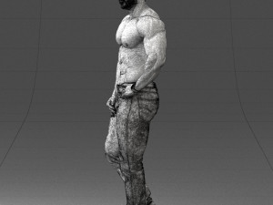 naked torso man 0124 3d print ready 3D 打印模型