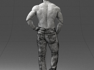 naked torso man 0124 3d print ready 3D 打印模型