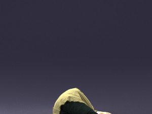 lying man 0127 Model 3D