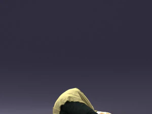 000461 Unconscious Man Lying on the Ground 3dp 3D Print Model
