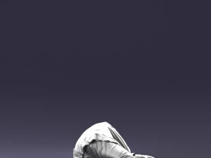 000461 Unconscious Man Lying on the Ground 3dp 3D Print Model
