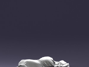 lying man 0127 3d print ready Modello di stampa 3D
