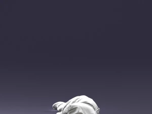 000461 Unconscious Man Lying on the Ground 3dp 3D Print Model